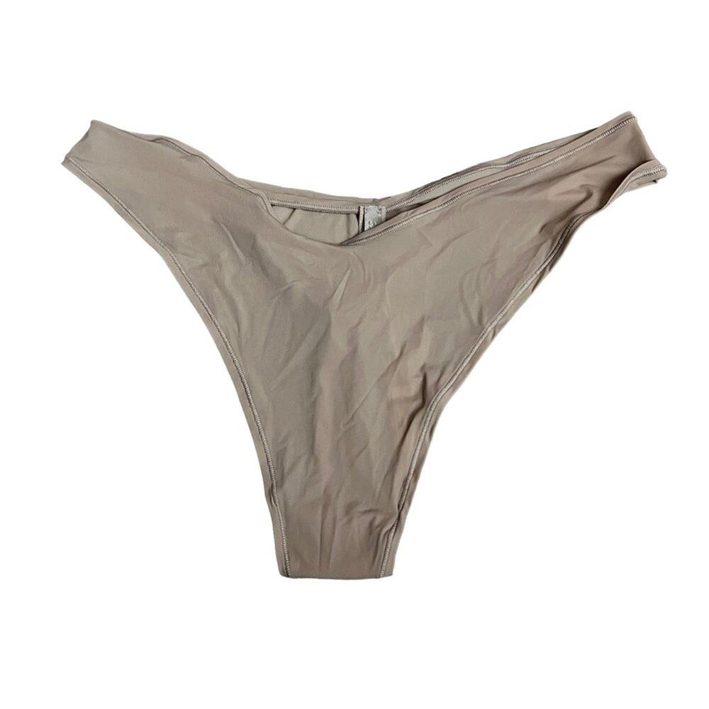 SKIMS Fits Everybody Dipped Front Thong Color Sienna Xlarge